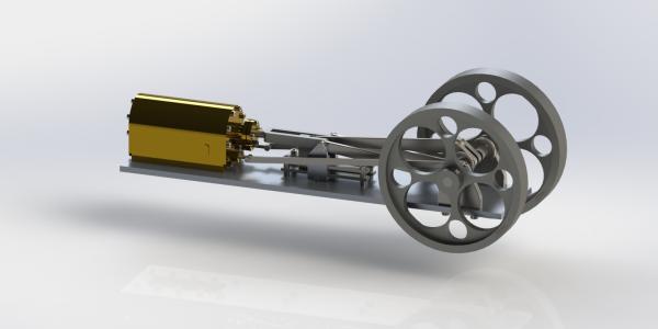 Horizontal Steam Engine